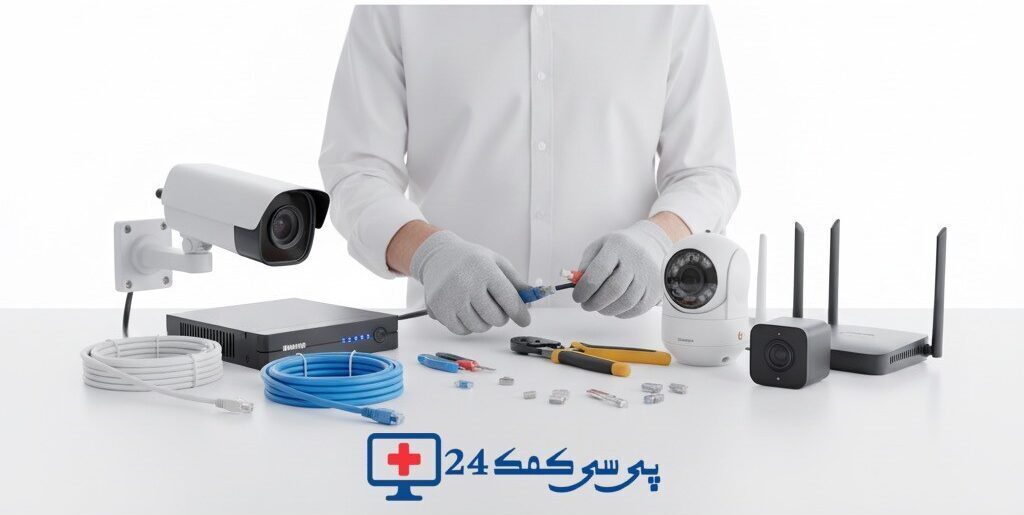 خدمات نصب و راه‌اندازی دوربین مدار بسته