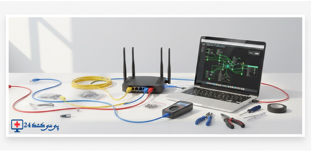 تعمیر شبکه در محل