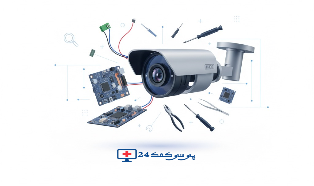 عیب‌یابی و تعمیر دوربین مداربسته