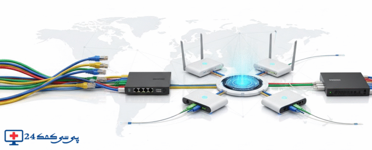 خدمات شبکه های کامپیوتری در محل