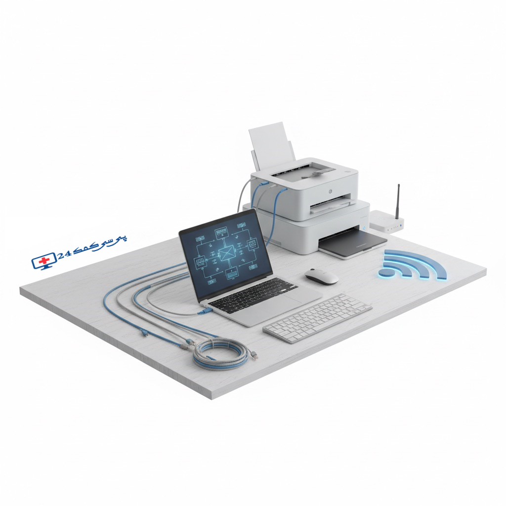 نصب لوازم جانبی کامپیوتر در محل