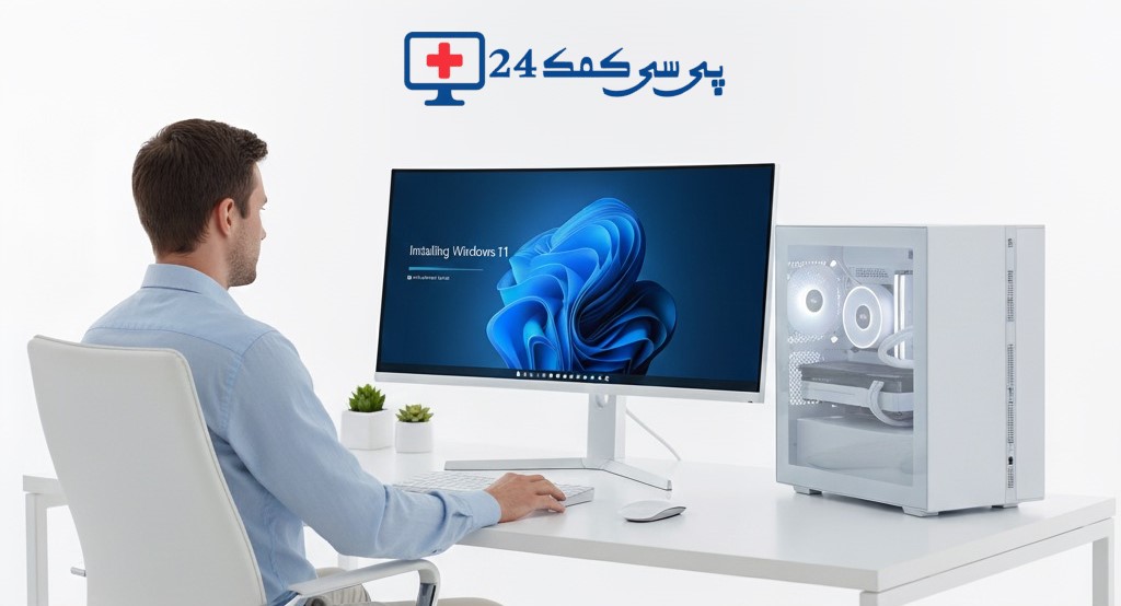 نصب ویندوز در محل